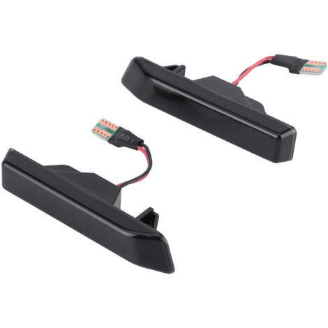 Feu de position latéral LED, clignotant, adapté aux séries 3 E36 X5 E53, Flash en acier, 2 pièces (1/5)