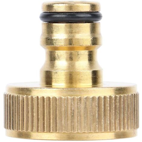 Connecteur de Tuyau, Filetage Femelle de 1 Pouce Connecteur de Tuyau à Connexion Rapide Adaptateur de Tuyau d'eau Anti-Fuite pour Pelouse de Jardin à la Maison