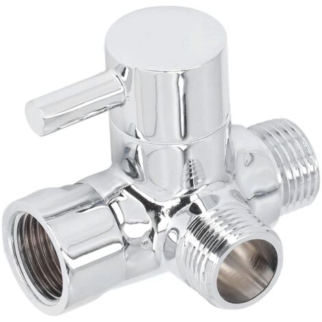Inverseur de Bras de Douche, Inverseur de Bras de Douche Universel en Cuivre Facile à Installer Professionnel pour Pommeau de Douche à Main (1/5)