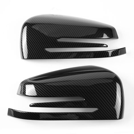 Couvercles de miroir, Coque Retro Mercedes Classe C, Remplacement latéral de couvre-rétroviseurs en ABS de rechange 1 paire (1/5)