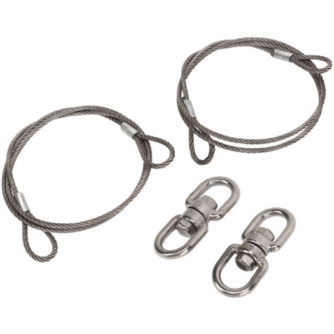 2 pièces 1 mètre cble de levage de remorque 125542 304 en acier inoxydable hayon porte porte cble de levage remplacement pour Gorilla Lift remorques grues RVs ATV (1/5)