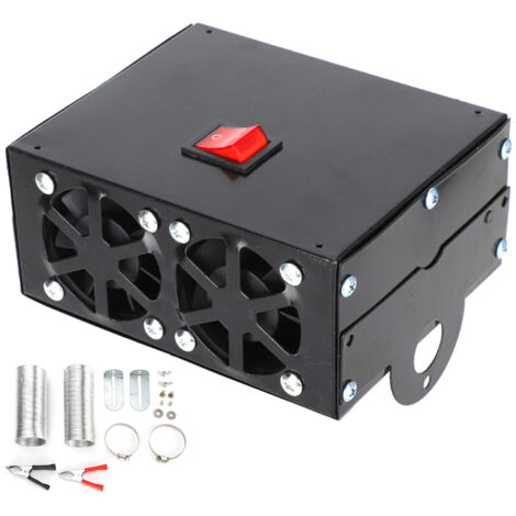 Chauffage De Voiture 12V 150W - Dégivreur Et Désembueur 2 En 1, Avec Support Rotatif 180°, Installation Facile Par Allume-cigare, Pour Pare-brise Et Intérieur De Voiture