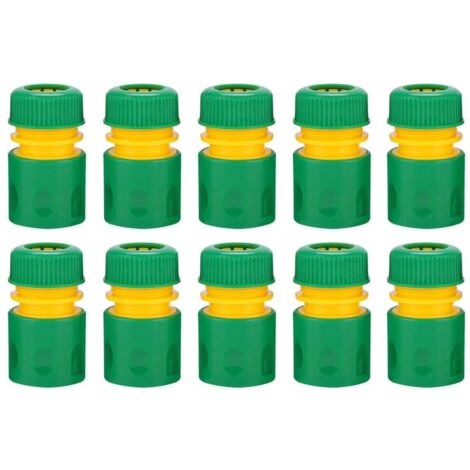 10Pcs Raccord Tuyau D'arrosage d'Arrosage Tuyau Raccord Rapide Adapte 1/2 Eau du Robinet de Jardin Tuyau Connecteurs Rapides Irrigations Filetage Système de Joint (1/5)