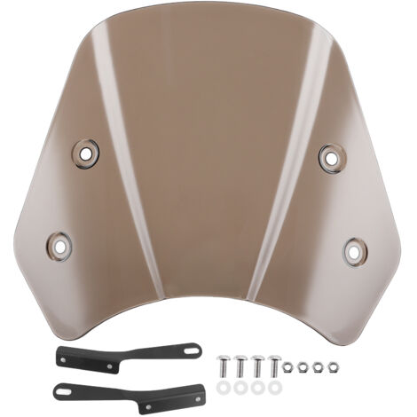 cran déflecteur de vent universel pour pare-brise de moto avec support de montage pour 57inTawny (1/5)