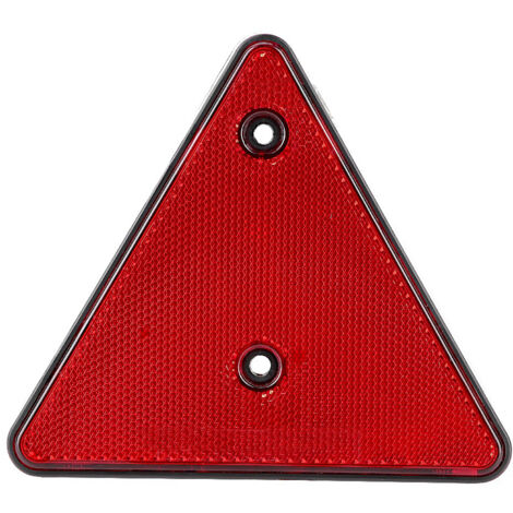 Triangle arrière de sécurité Réflecteur rouge pour RV Trucks Remorques Gatepost (1/5)