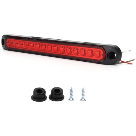 10V30V 15LED Frein arrière Feu arrière IP67 étanche pour camions Semi Cargo Bateau RemorquesRouge (1/5)