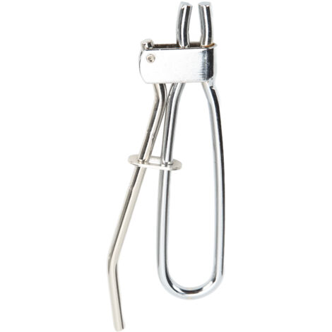 Pince de tuyau de frein en acier finition chromée 12mm ouverture bords de mchoire arrondis outil de serrage de tuyau de carburant pour ligne de liquide de refroidissement d'embrayage (1/5)
