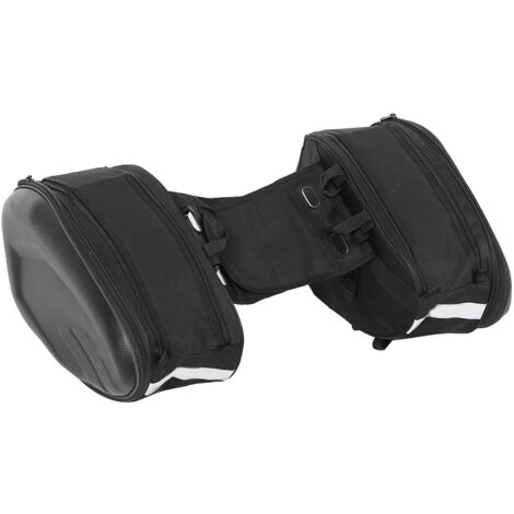 Sac De Selle Pour Vélo (pack De Selle) - Portable, 16x8x8 Cm - Accroche Au Porte-bagages Arrière - Avec Support Feu Arrière - 4