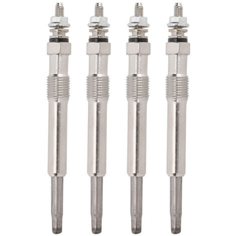 Lot de 4 bougies de préchauffage 7700100558 pour Renault Clio Kangoo Trafic