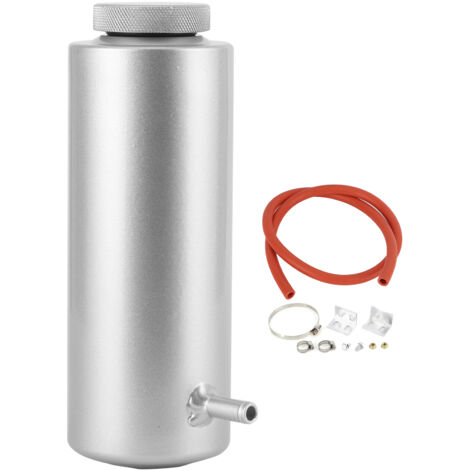TTLIFE Oil Catch Can Auto, 300ml Aluminium Voiture Réservoir, Universel Séparateur Bidon Huile Voiture Air Filtre avec Filtre à Air - Auto