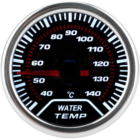 Jauge de température de l'eau LED Automobile Universal 52mm/2in Temp Gauge 1/8 Sensor Thread (1/5)