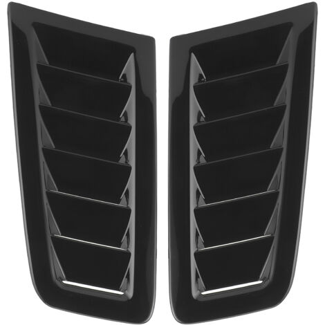2 pièces universel capot évents moteur capot voiture pièces extérieures pour Focus RS MK2 StyleGloss noir (1/5)
