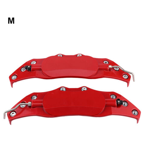 2 pièces voiture universel étrier de frein à disque faux couvre gauche droite accessoires Refit (M) (1/5)