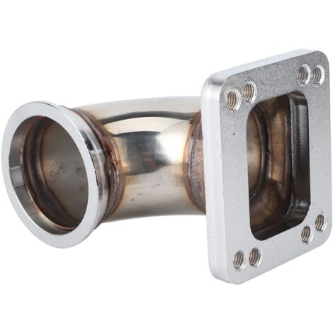 Adaptateur de coude à 90 degrés bride T3 T4 Turbo échappement Automobile 64mm/2.5in remplacement (1/5)