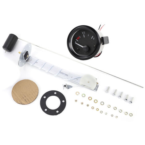 Jauge De Carburant LED 52mm - Indicateur De Niveau D'Essence Universel 12V Avec Résistance Réglable Pour Voiture Et Moto