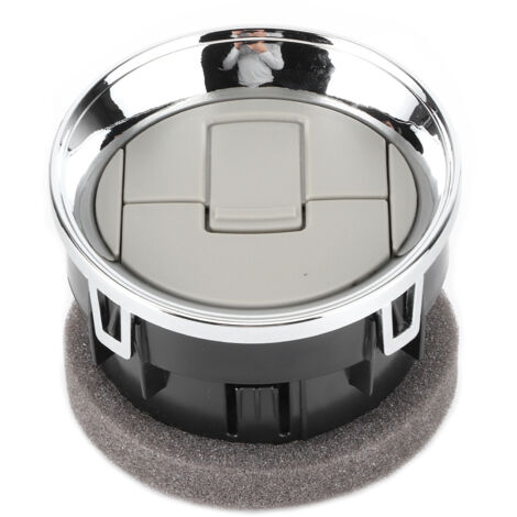 Anneau extérieur chromé argenté intérieur de chauffage de ventilation AC CL3Z-19893-EA adapté pour Ford F-150 2012-2014 (1/5)