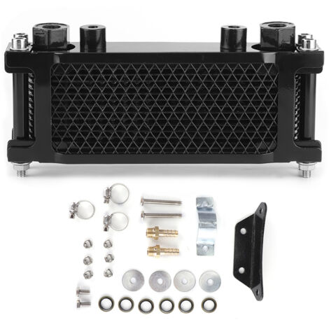 Kit Universel Radiateur Refroidisseur D'Huile 4 Rangées Aluminium - Compatible Transmission Direction