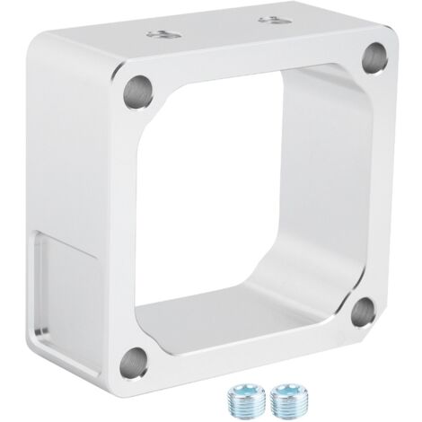 Accessoire d'espacement de suppression de chauffage de grille d'admission de voiture automatique adapté pour Dodge RAM Cummins 5.9L 98-07Silver (1/5)