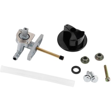 Réservoir de gaz de carburant Petcock ATV vanne d'arrêt avec couvercle pour HONDA TRX400X TRX 400EX 09-14 (1/5)