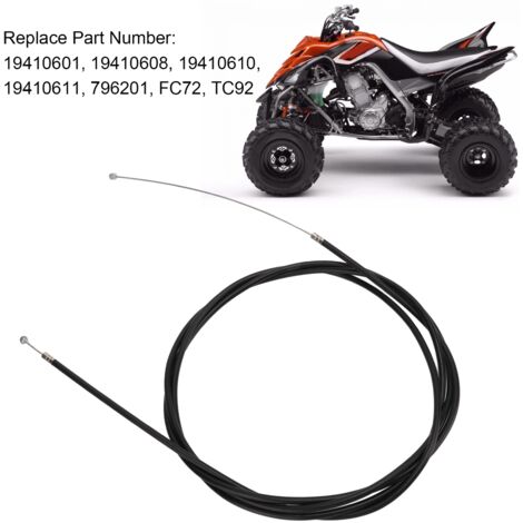 Câble D'accélérateur Universel Droit De 75 Pouces (environ 190 Cm) Pour Go-Kart, Mini Moto, Scooter