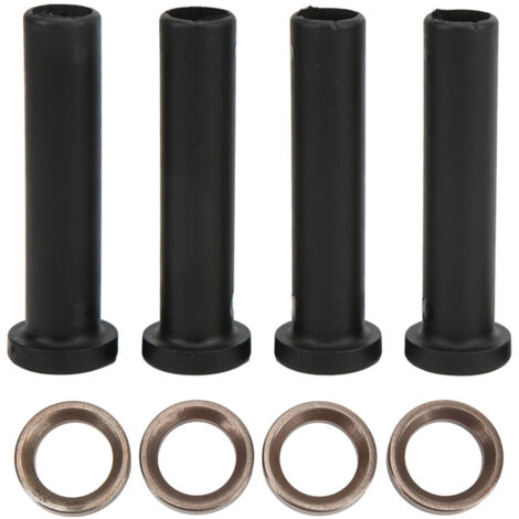 Lot de 4 douilles longues pour bras A avant avec entretoise de remplacement noir pour Polaris Trail Blazer 250 19932005 (1/5)