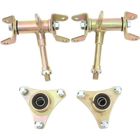 Axe d'articulation de jambe de force de direction avant gauche droite disque de frein essieu de roue jante moyeu essieu pour ATV Go Karts tout-terrain UTV Quads (1/5)