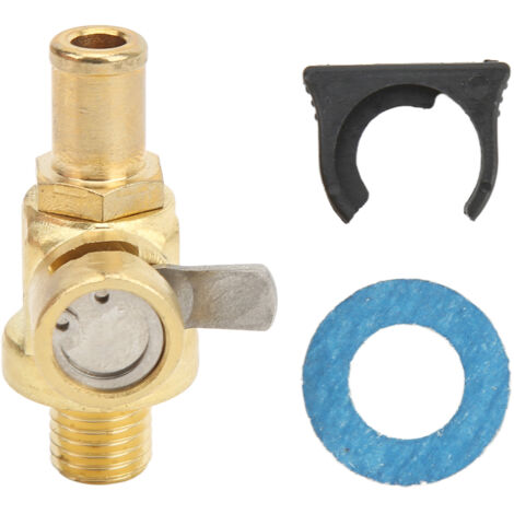 F109 Vanne de vidange de carter d'huile en métal 1,5 filetage Interrupteur de vidange d'huile moteur rapide avec extrémité de tuyau droite pour voitures, camions légers, fourgonnettes, moteurs commerc (1/5)