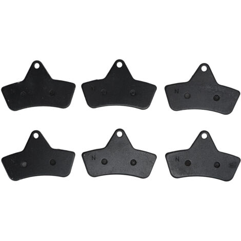 6 pièces plaquettes de frein à faible bruit résistant au vieillissement remplacement de freinage constant pour Arctic Cat 250 300 400 500 (1/5)