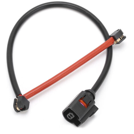 VOLLSUN Capteur d'usure des plaquettes de frein avant 7L0907637 Noir Rouge Remplacement pour Cayenne 2003-2010 (1/5)