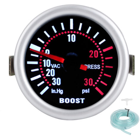 2in 12V Turbo Boost Gauge -30-30PSI Pointer Auto Car Turbo Pressure Meter Haute précision (1/5)