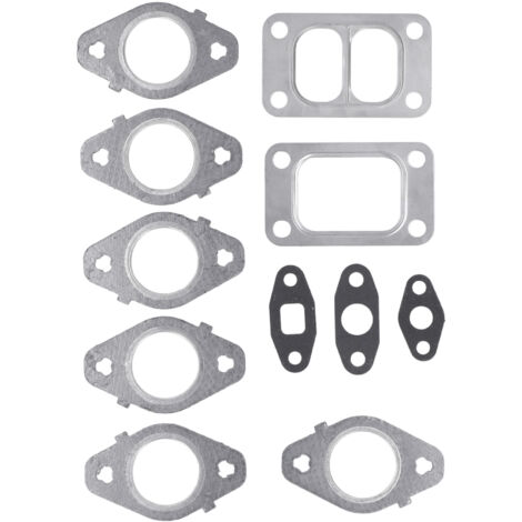 11 pièces de remplacement de jeu de joints de collecteur d'échappement de moteur pour Dodge pour Cummins 1998.52007 5.9L ISB 24V (1/5)