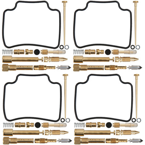 Kit de réparation de carburateur, 4 jeux de joints de révision de carburateur adaptés à Honda CB750 RC42 1992 – 2008