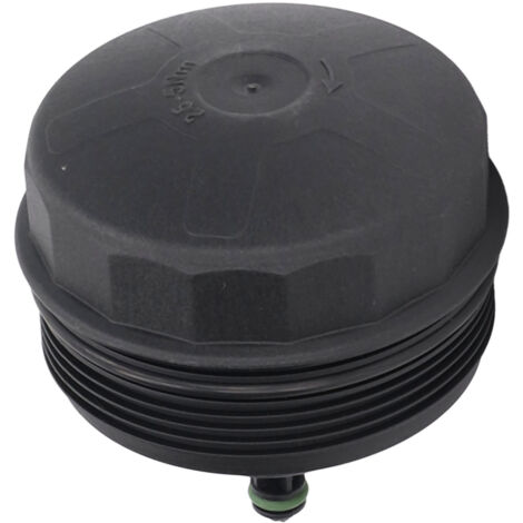 Couvercle de botier de filtre à huile 11427525334 Remplacement ABS noir pour 1 2 3 Series X6 X5 328i (1/5)