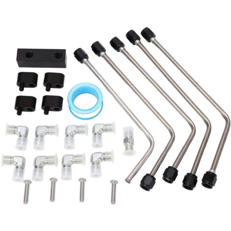 Kit complet d'évent de vapeur croisé de liquide de refroidissement en acier inoxydable pour moteurs LS1 LS2 LS3 LS6 LS7 LSX (1/3)