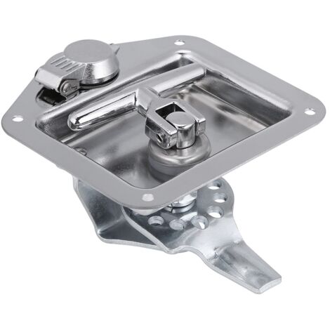Lot De 2 Serrures à Poignée En T Pliables - Acier Inoxydable LABLT - Pour Remorque, Camion, Boîte à Outils - Neuf Avec Garantie 1 An