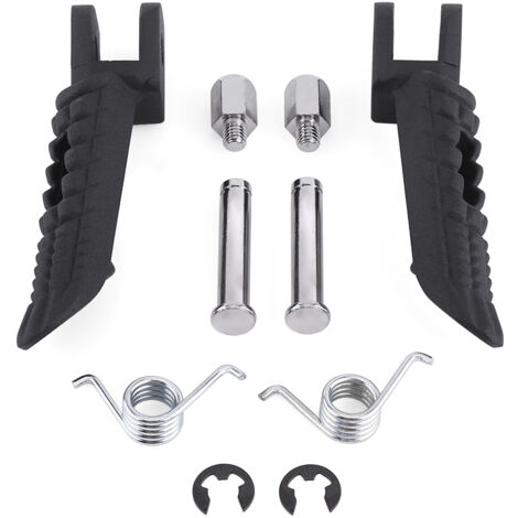 :Front Footrests Foot Pegs For Suzuki GSXR600 GSXR750 GSXR1000 Black (1/5)
