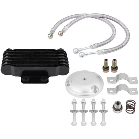 Kit de radiateur de refroidissement de refroidisseur d'huile de moteur de moto pour Suzuki GN125 EN125 EN150 GZ125 GZ150
