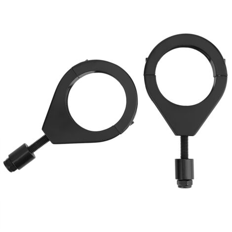 Support de clignotant de moto plaqué métal 41mm, pinces de support, accessoires de montage noir (1/5)