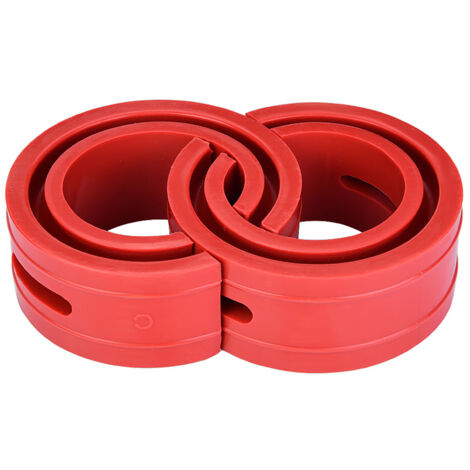 Amortisseur, Type-C 2pc rouge universel voiture caoutchouc amortisseur tampon ressort pare chocs coussin Type A-F bagues(Type C) (1/5)