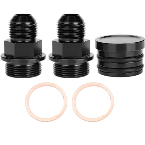 Prise de reniflard de bloc arrière et raccords M28-10AN adaptés à Honda B16 B18C (1/5)