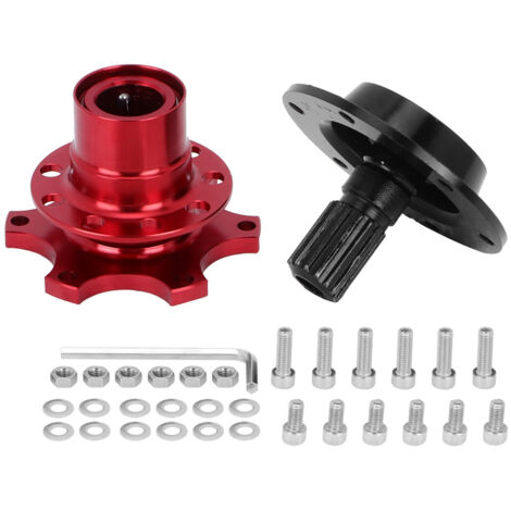 Kit d'adaptateur de moyeu universel à 6 trous pour volant, outil de réparation automobile à dégagement rapide (1/5)