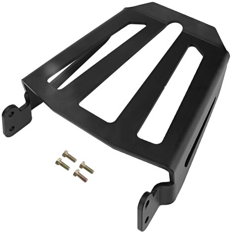 Porte-bagages arrière de moto en fer adapté pour Yamaha noir (1/5)