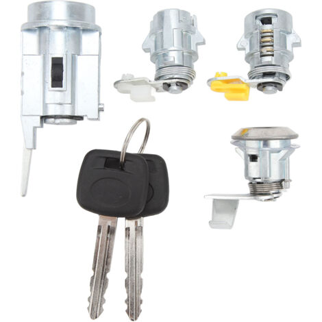 Kit de cylindre de serrure de porte d'allumage D2191608, Kit de serrure de barillet d'allumage avec 2 clés pour Hilux LN80 LN85 LN90 LN105 LN108 (1/5)