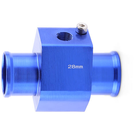 Adaptateur Universel Capteur Température Eau Voiture – Aluminium Bleu Anodisé Multi-Diamètres