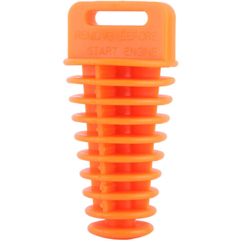 Moto Dirt Bike ATV Quad 2 4 temps silencieux d'échappement silencieux bonde bouchon de lavage Orange (1/4)