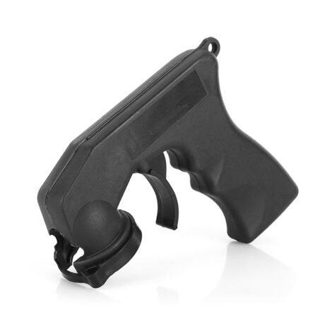 Adaptateur de pulvérisation poignée de pistolet de pulvérisation d'aérosol avec collier de verrouillage de gchette à prise complète entretien de voiture (1/5)
