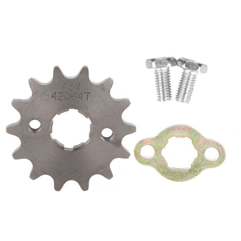 Pignon à Chaîne 44 Dents Pour Moteur De Vélo - Compatible 9 Trous, En Fer, Remplacement Direct