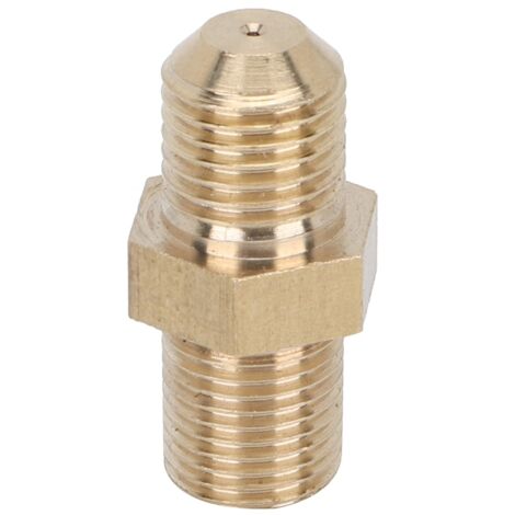 Adaptateur d'alimentation d'entrée d'huile 4AN avec restricteur de 1,0 mm pour turbo à roulement à billes GT28/GT30/GT35R (1/5)