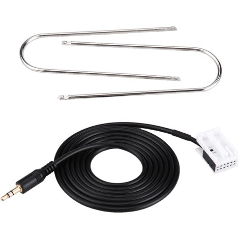 Cble auxiliaire AUX Audio de voiture avec outils de suppression de Radio pour Peugeot 307 308 407 C2 C5 Citroen (1/5)