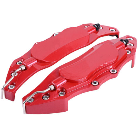 2pcs couvercle de protection d'étrier de frein en aluminium de voiture pour moyeu de roue 16in-17in Medium (1/5)